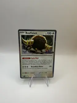 Bouffalant 136 Pokemon Scarlet & Violet Stellar Crown Stamped Prerelease NM - Image 1