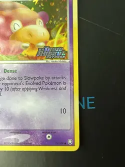 Slowpoke EX Team Rocket Returns #76/109 Reverse Holo 2004 Stamped Pokemon - Image 2