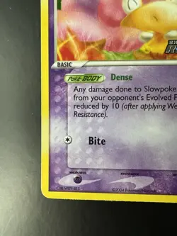 Slowpoke EX Team Rocket Returns #76/109 Reverse Holo 2004 Stamped Pokemon - Image 3