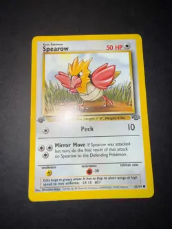 Pokemon TCG Spearow Jungle 62/64 1st Edition Near Mint! - Image 3