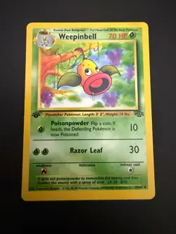 Pokemon TCG Weepinbell Jungle 48/64 1st Edition Near Mint! - Image 1