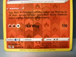 Moltres 012/078 Reverse Holo Pokemon Go 2022 - Image 3