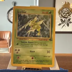 Wizards of the Coast Pokemon Scyther Jungle 26/64 Regular Rare 70 HP 1999 TCG - Image 1