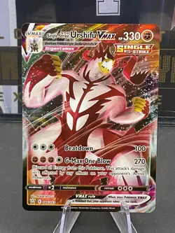 Pokemon TCG Urshifu VMAX SWSH Battle Styles Single Strike 086/163 - Image 1