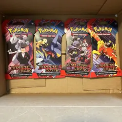 *NEW* Pokemon Scarlet & Violet Destined Rivals Booster Packs Sealed Random Art - Image 1