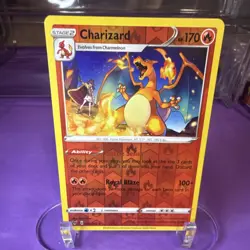 Pokemon Charizard Vivid Voltage 025/185 Reverse Holo Rare 170 HP English TCG - Image 1