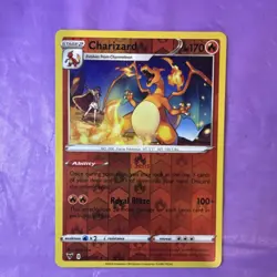 Pokemon Charizard Vivid Voltage 025/185 Reverse Holo Rare 170 HP English TCG - Image 2