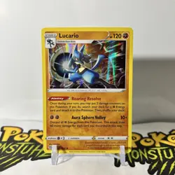 Lucario 079/172 - Swsh09: Brilliant Stars Pokemon TCG Holo - NM - Image 1