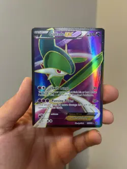 Heavily Played, English Pokemon Holo Gallade-EX - 99/108 - Full Art Ultra Rare X - Image 1