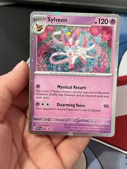 SVP172 Sylveon Cosmos Holo Black Star Promo Scarlet & Violet Pokemon TCG - Image 3