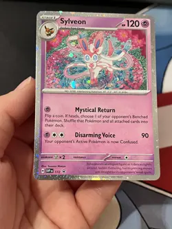 SVP172 Sylveon Cosmos Holo Black Star Promo Scarlet & Violet Pokemon TCG - Image 4