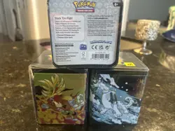 Pokemon 3 pack Booster Tin With Stickers - Image 2