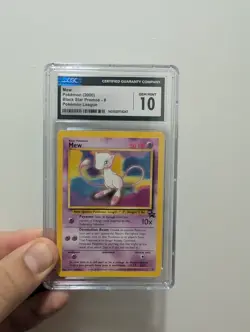 CGC 10 Pokemon TCG Mew #8 WOTC Black Star Promo Gem Mint Non-Holo - Image 1