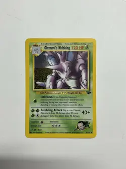 Giovanni's Nidoking Gym Challenge Holo Card 7/132 LP Condition - Image 1