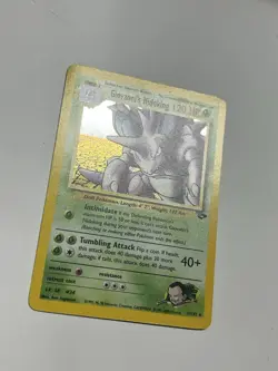 Giovanni's Nidoking Gym Challenge Holo Card 7/132 LP Condition - Image 2