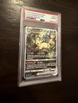 PSA 10 Leafeon VSTAR GG35 Crown Zenith Galarian Gallery Ultra Rare Pokemon Card - Image 1