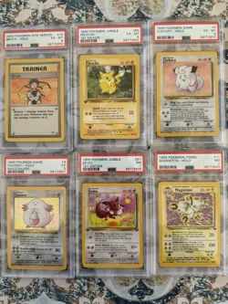 1999 Pokemon Cards, PSA Graded, Lot of 6..As Pictured - Image 1