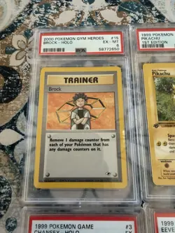 1999 Pokemon Cards, PSA Graded, Lot of 6..As Pictured - Image 2