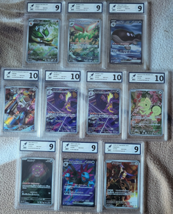 10 x JAPANESE POKEMON CARDS - ULTRA RARE/ILLUSTRATION RARE ONLY - RKT GRADED - Image 1