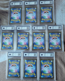 10 x JAPANESE POKEMON CARDS - ULTRA RARE/ILLUSTRATION RARE ONLY - RKT GRADED - Image 2