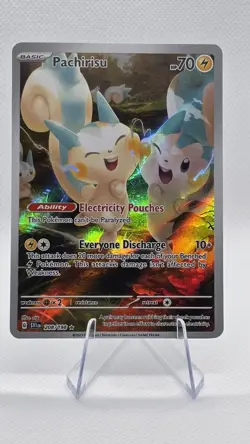 Pokemon TCG Pachirisu Holo Card 208/198 Scarlet & Violet - Image 1