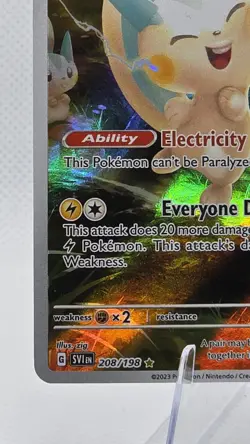 Pokemon TCG Pachirisu Holo Card 208/198 Scarlet & Violet - Image 2