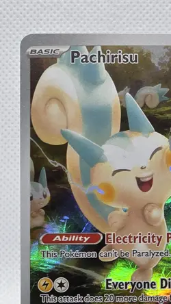 Pokemon TCG Pachirisu Holo Card 208/198 Scarlet & Violet - Image 3