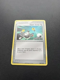 Pokemon Card EX Delta Species Reverse Holo Super Scoop Up 100/113 Stamped - Image 2