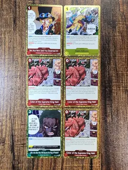 One Piece TCG OP12 & OP13 Rare 31 Card Lot Near Mint - Image 2