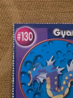 Gyarados Pokemon Poketrivia MewTwo Movie Card Burger King Vintage - Image 2