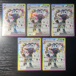 Lot of (5) Umbreon ex SVP176 Sv: Scarlet & Violet Promo Cards Holo - Image 1