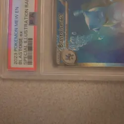 PSA 9 Blastoise EX 200/165 Special Illustration Rare 151 Pokemon Card - Image 5