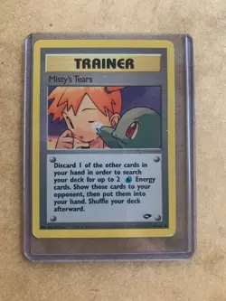 Pokemon TCG Gym Challenge Misty's Tears Card 118/132 MP WOTC-c - Image 1