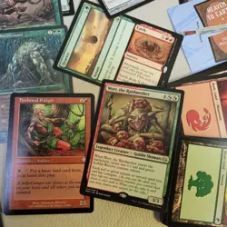 RED & GREEN Conspires *TREEFOLK* Custom COMMANDER MAGIC DECK Whole 100 MTG Cards - Image 1