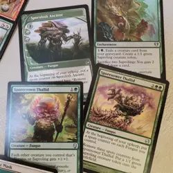 RED & GREEN Conspires *TREEFOLK* Custom COMMANDER MAGIC DECK Whole 100 MTG Cards - Image 4