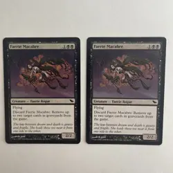 MTG Faerie Macabre x2 Shadowmoor NM, Magic the Gathering LP/NM - Image 1