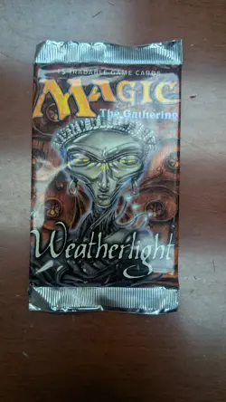 Magic The Gathering (MTG) Weatherlight Booster Pack (English) - Factory Sealed 742818065269 - Image 1