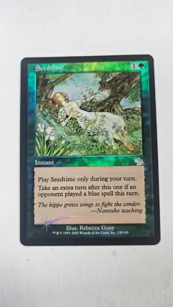 Seedtime - Foil - Rare - Judgment - MTG NM/M - Image 1