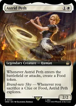 Astrid Peth - Foil - Extended Art NM, English MTG Doctor Who - Image 1