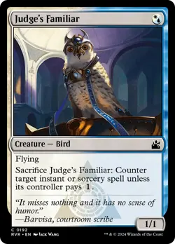 Judge's Familiar [Ravnica Remastered] Lightly Played Foil - Image 1