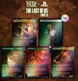 Magic The Gathering FOIL Secret Lair x Playstation - Last Of Us Part 2 - Image 2