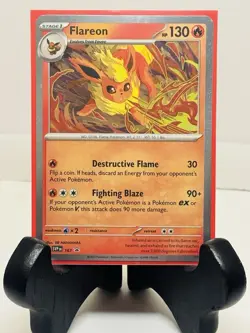 2025 - Pokemon - Cosmos Holo - Black Star Promo - Flareon - Image 1