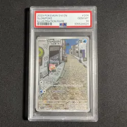2023 POKEMON SVI EN-SCARLET & VIOLET ILLUSTRATION RARE #204 SLOWPOKE PSA 10 - Image 1