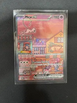 Pokemon TCG Mew ex Full Art SIR Promo Holo 151 053 NM - Image 1