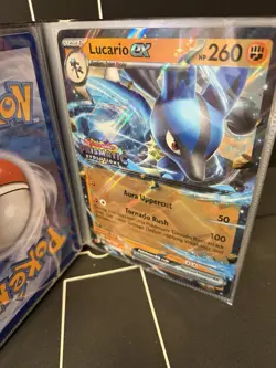 11 Pokemon Jumbo Card Lot Binder Full Art Lucario Victini Zapdos Mega Latias Ex - Image 4
