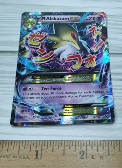 M Alakazam EX 26/124 Fates Collide Holo Ultra Rare Pokemon TCG - Image 1
