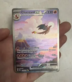 Pokemon SV 151: Charizard EX 199/165 - SIR Near Mint Pack Fresh - Image 1
