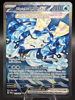 Pokemon TCG - Wellspring Mask Ogerpon EX - 213/167 - Twilight Masquerade - SIR - Image 1