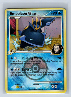Pokemon Empoleon FB Crosshatch Holo League Promo Platinum Supreme Victors 27/147 - Image 3