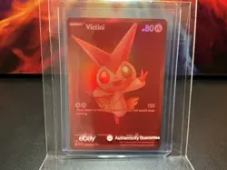2025 Pokemon TCG Victini 172/086 WHT EN MONO RED HOLO MINT Possible PSA 10 🐦‍🔥 - Image 1